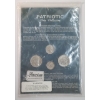 Image 2 : Patriotic U.S Coin Collection Display Inlcuding 1943-P 35% Silver Jerfferson Wartime Nickel
