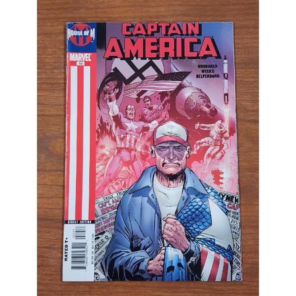 Captain America #10 MARVEL Comic Book Ft. WW2 Nazi Reference On Cover!