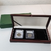 Image 1 : 2014-D/P JFK 50th Anniversary 2-Coin Set High-Relief, Clad Half Dollars ICG SP67
