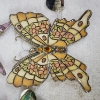 Image 3 : Six Assorted Beautiful Heirloom Porcelain Butterfly Ornaments ~ 2003 Bradford Editions