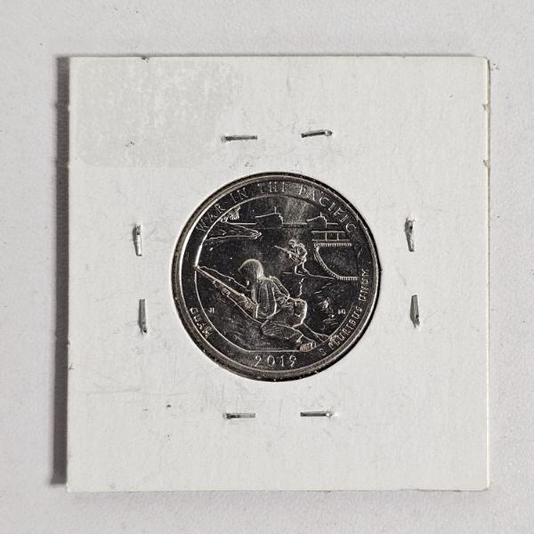 2019-W "War in the Pacific" (Guam) Washington Quarter FV: $.25