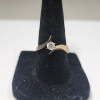 Image 1 : Gorgeous 10K Yellow Gold Solitaire Ring - Size 7.5 - TW: 2.0g