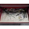 Image 5 : CRAFTSMAN Rolling Toolbox - 2 Pieces, 6 Drawers and Storage Space *WITH CONTENTS SEE PHOTOS*