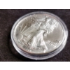 Image 2 : 1 Oz .999 Fine Silver 2018 American Eagle Round in Capsule Protector