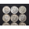 Image 2 : (12) 1966 40% Silver Kennedy Half Dollars - Face Value: $6