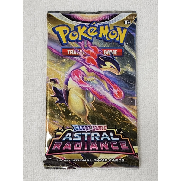 Pokemon Sword & Shield Astral Radiance Booster Pack Sealed - 10 Count Cards