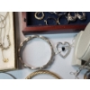 Image 5 : Nice Large Lot of Assorted Costume Jewelry: Gold & Silver Tone Bracelets, Necklaces, Earrings, Pins