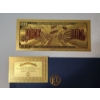 Image 3 : Collectible Rob Zombie Rock & Roll 24K Gold Foil Bank Note w/ CoA