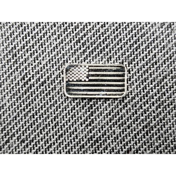 1 Gram .999 Fine Silver American Flag Bar by Pan Silver Company