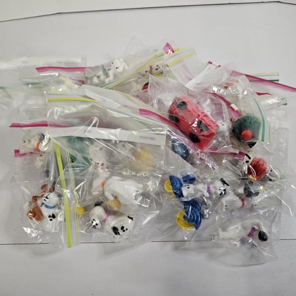 Large Collection Of Vintage 1996 McDonald's Happy Meal 101 Dalmatians Plastic Figurines