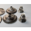 Image 4 : Sterling Silver Candlestick Holders - Condition as Shown - Total Weight: 75.8g