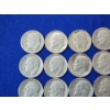 Image 2 : x13 Assorted Years 1964 & Pre 1964 Silver Roosevelt Dimes FV: $1.60