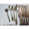 Image 2 : Silverplated Utensils Set - 16 Pieces TW: 838.9g