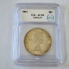 Image 1 : 1963 Canada Silver Dollar Graded by ICG AU58 - 0.6000 troy oz ASW