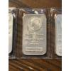 Image 2 :  (5) 1 oz Morgan Design silver bar - .999 Fine Silver - In Sealed Plastic Packaging 