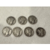 Image 3 : 7 - United States Mercury Silver Dimes - Harder To Find Dates