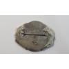 Image 2 : Vintage 2" Artist Signed Scrimshaw Owl Brooch With Sterling Silver Back - Weight: 17.7g