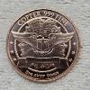 Image 3 : 1 AVDP Ounce .999 Fine Pure Copper Bullion Round Featuring the Historical "Walking Liberty" Design