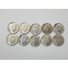 Image 1 : x10 1964 90% Silver Kennedy Half Dollars Face Value $5.00