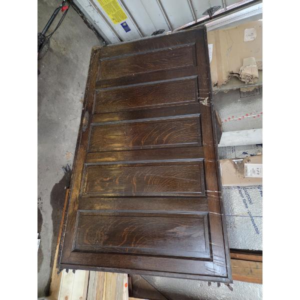 Pick Up Off Site- 115 Ely St. Alliance Oh. Beautiful Vintage Solid Wood 4ftx7ft Door