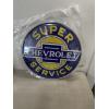 Image 1 : General Motors Officially Licensed 15" Round Chevrolet Metal Sign - Brand New In The Package 