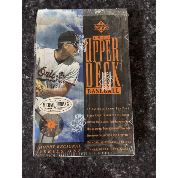 1994 Unopened Upper Deck MLB Baseball Wax Box - 36 Packs - Factory Sealed - Mint Condition