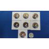 Image 1 : (7) 2000-P Colorized Sacagawea $1 Coins & (1) 1979 Narrow Rim Susan B. Anthony $1 Coin-Face Value:$8