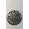 Image 2 : Marvelous Vintage Native American Zuni Turquoise Sterling Silver Pin/Pendant - Weight: 10.5g