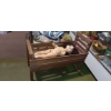 Image 2 : Antique Hand Made Child / Baby Rocker 23" x 10" - With Doll Shown
