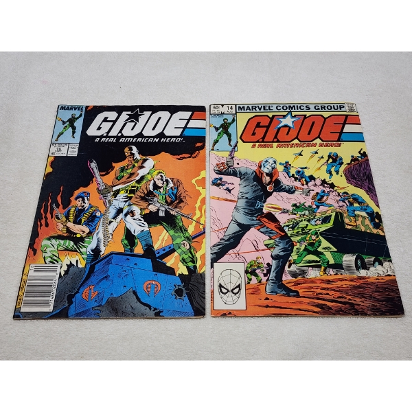 Lot of Two Marvel GI Joe Comic Books Dating Back to 1983!