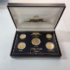 Image 1 : 1999 24k Gold-Plated U.S. Mint 5-Coin Set 