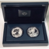 Image 1 : United States Mint American Eagle 2013 West Point Two-Coin Silver Set In Presentation Case