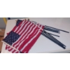 Image 1 : 6 Pc United States 50 Star Parade Flags As Shown - Group Lot