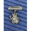 Image 3 : Sterling Silver Panda Holding Bamboo Brooch - Adorable! - 8.5 Grams 