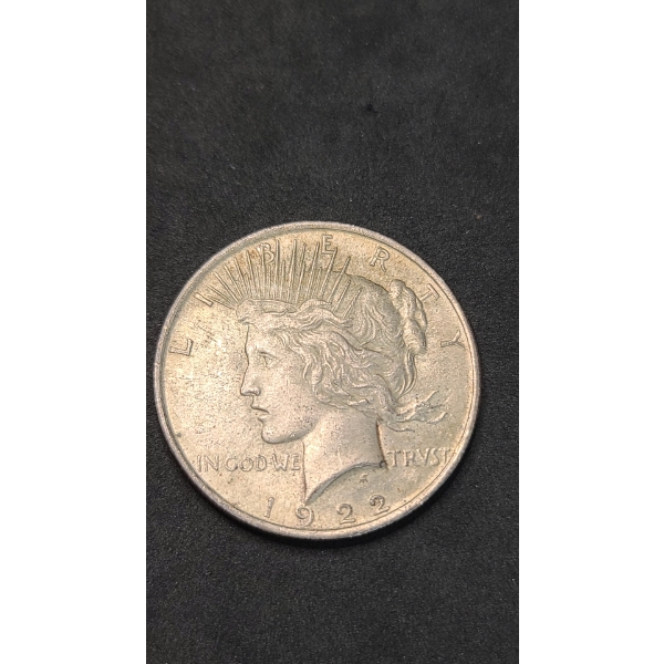 1922 90% Silver Peace Dollar 