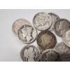 Image 2 : x16 Assorted U.S. 90% Silver Dimes: Roosevelt, Mercury, & Barber FV: $1.60