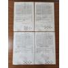 Image 2 : Lot of (4) Erie Railroad Company Stock Certificates 100 Shares - Dated 1950