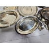 Image 5 : Large Assortment - OVER 8 POUNDS - of Silverplated Flatware, Trays, and Bowls