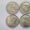 Image 3 : Six Assorted Years 90% Silver Half Dollars (5 Kennedy, 1 Franklin) FV: $3.00