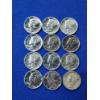Image 1 : x12 Assorted Years 90% Silver Mercury Dimes Including BU-Like FV: $1.20