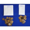 Image 2 : Assorted U.S. Cents: Including Early 1900's-1950's, Steel Cents, Wheat, & Memorial  FV: $0.98