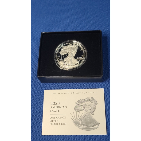 2023 -W U.S Mint 1 oz Silver American Eagle Proof Coin