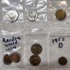 Image 1 : Lot of Assorted US Coins, Foreign Currency, and a Planet Fitness Token