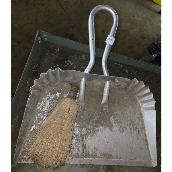 Shop Hand Broom & Aluminum Dust Pan