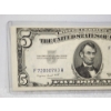 Image 2 : Excellent United States 1953 Five Dollar Silver Certificate Note in Great Condition! 