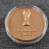 Image 2 : 2026 Soccer World Cup 1 Troy Ounce .999 Fine Copper Round in Capsule 