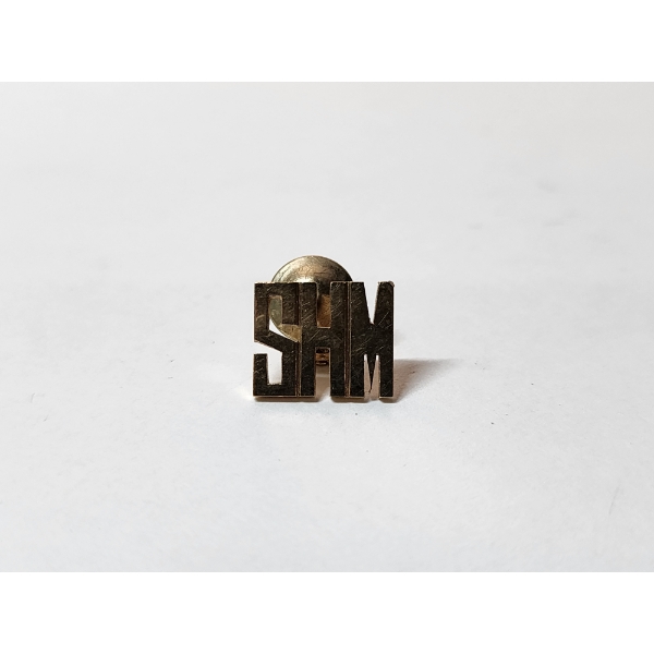 14K Yellow Gold "SHM" Pin - Pin Weight: 2.4g