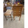 Image 1 : *Pick Up At Mantua Home-No Shipping Available* Wonderful Condition Oak Standing Jewelry Armoire & Go