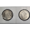 Image 1 : Lot of 2 1921 Morgan Silver Dollars 