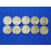 Image 1 : x10 Assorted Years Jefferson Wartime Nickels FV: $0.50